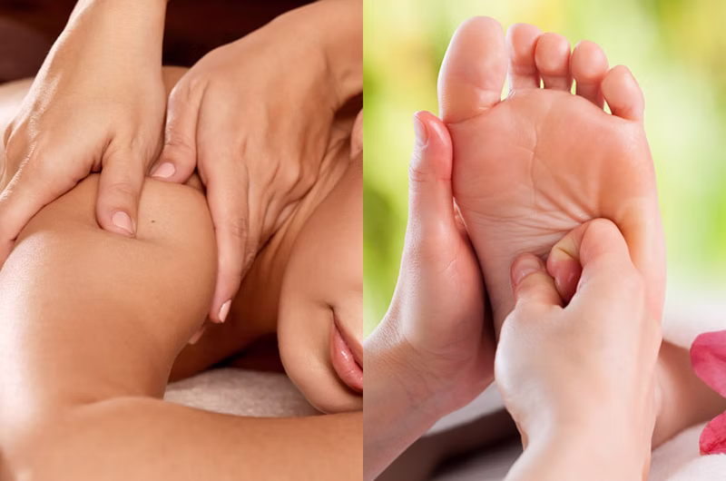 60minutes body massage +60minutes foot massage