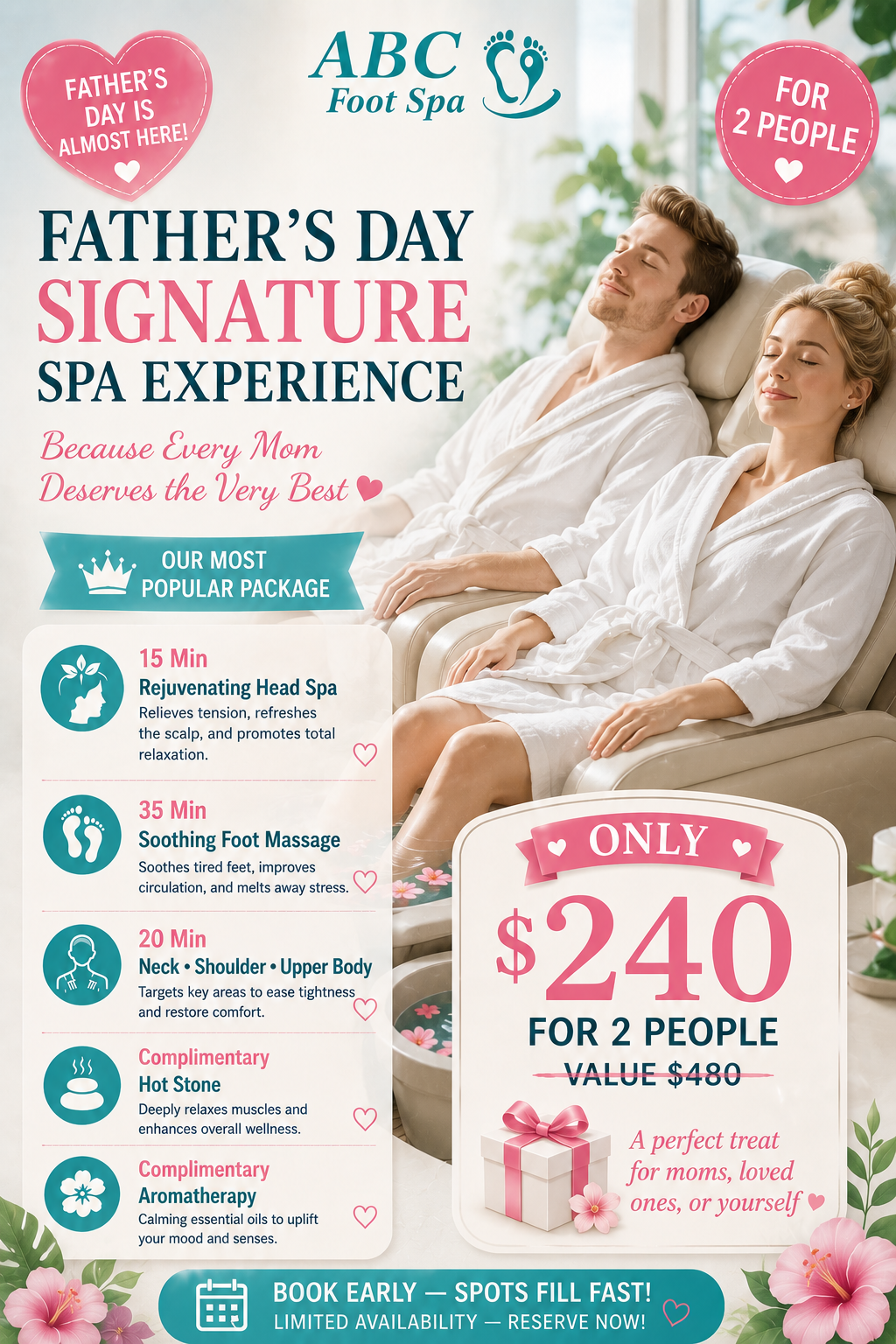 70min Father’s Day Signature Spa Experience