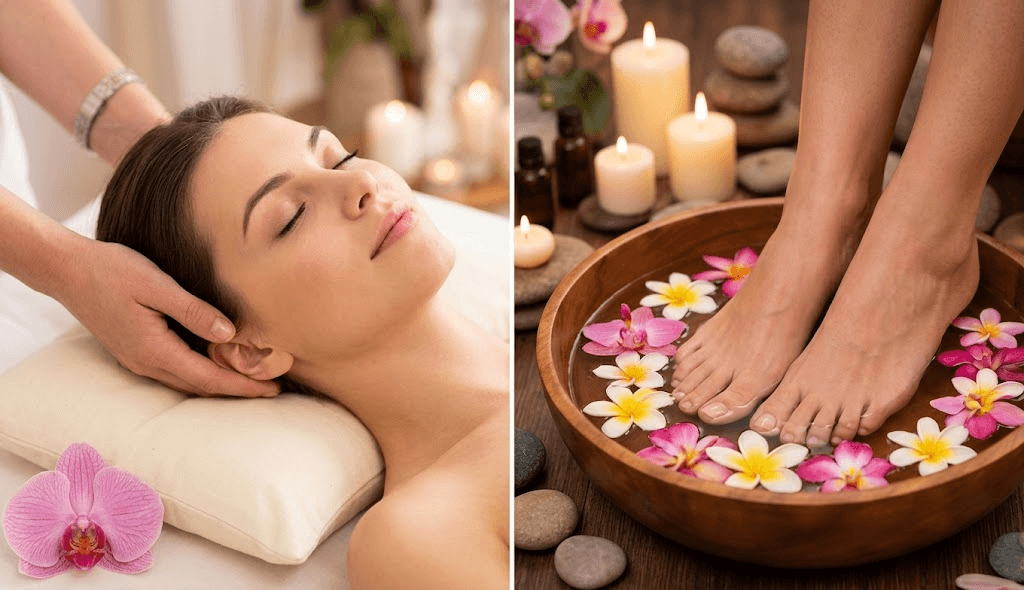 45Min Foot Massage + 15Min Cranial Therapy