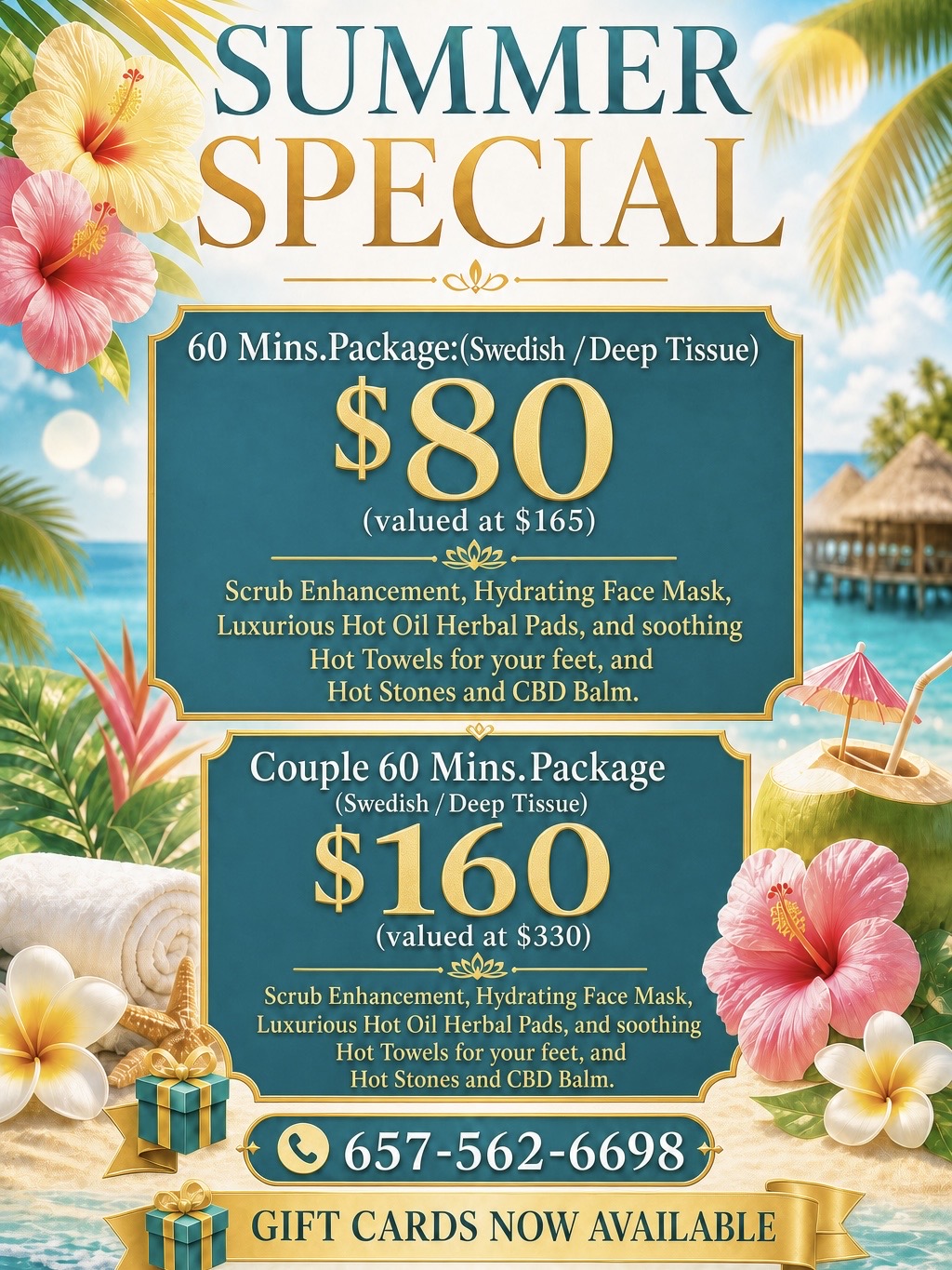 1hr Summer Special